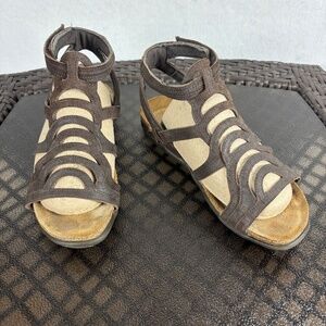 Naot Sara Gladiator Sandals Hook & Loop Size 36/US5-5.5
